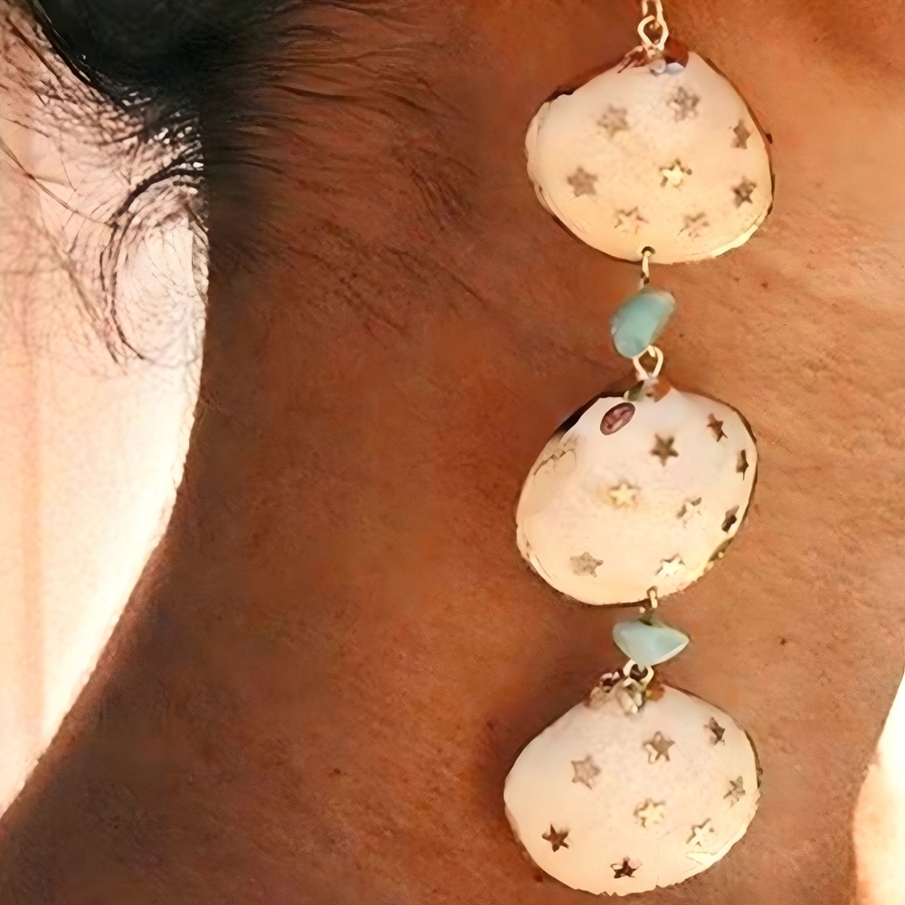 Shell earrings; nwot - Picture 4 of 6